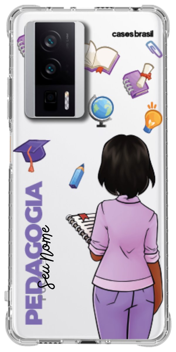 Capinha para Celular Pedagogia - Boneca Profissão