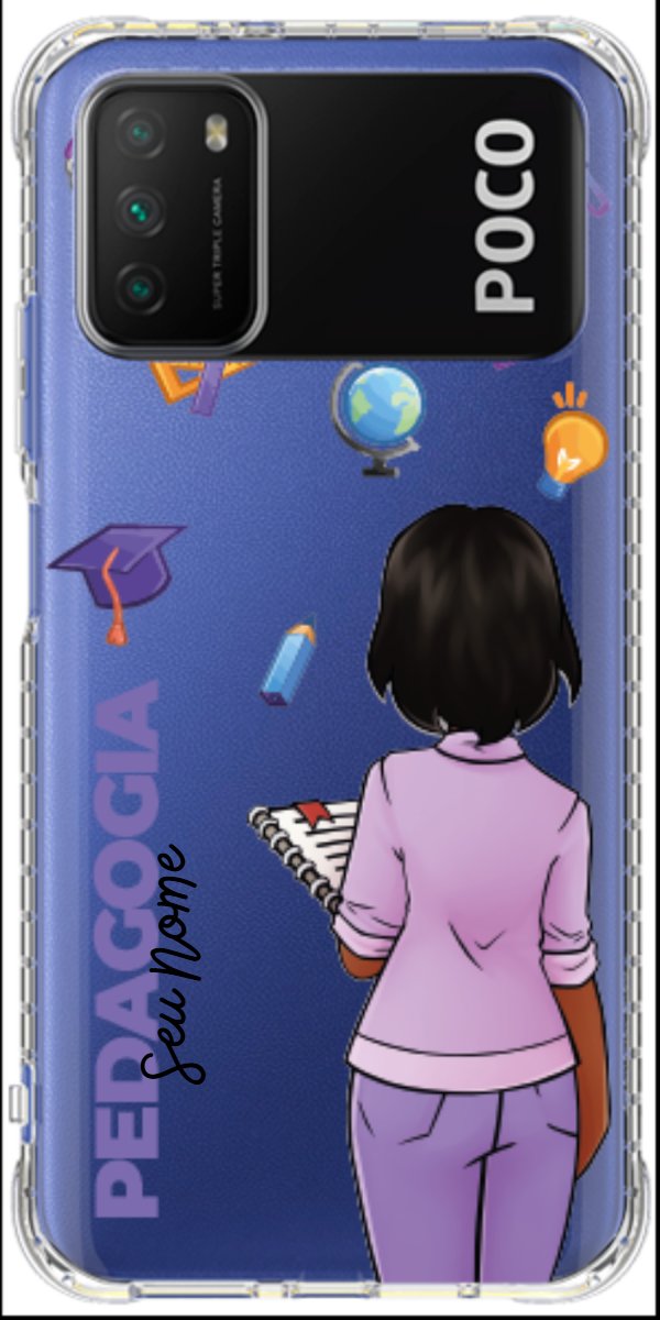 Capinha para Celular Pedagogia - Boneca Profissão