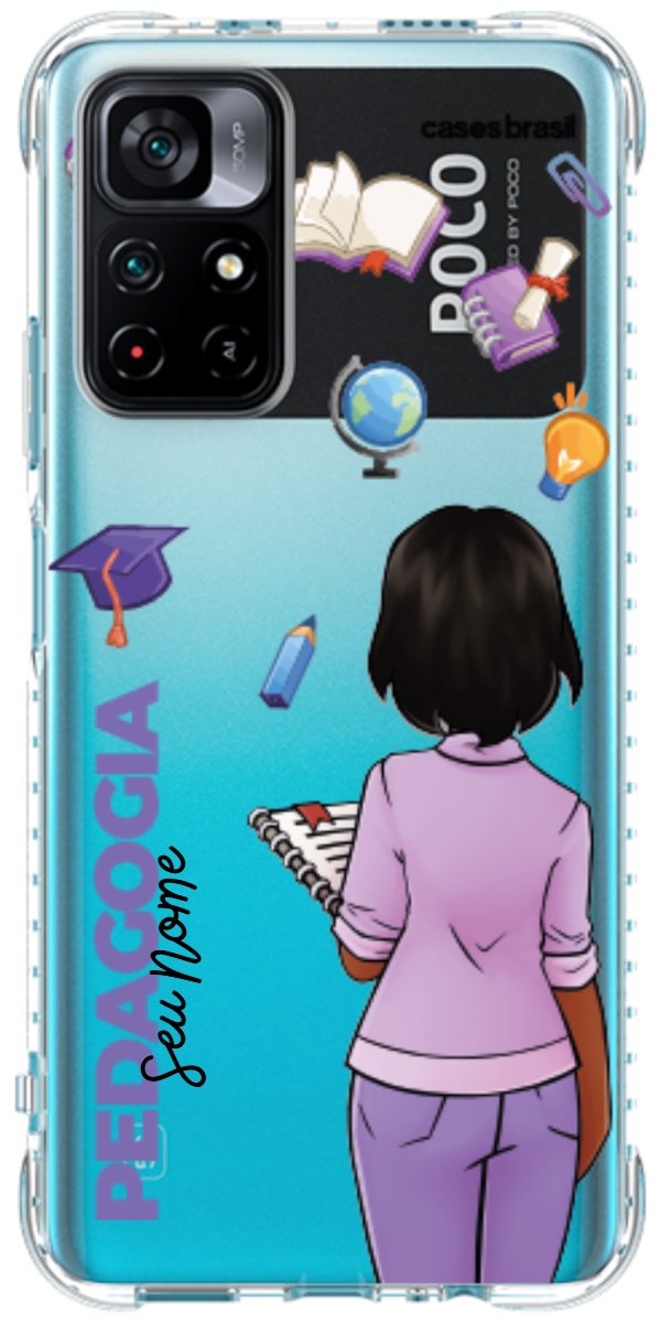 Capinha para Celular Pedagogia - Boneca Profissão