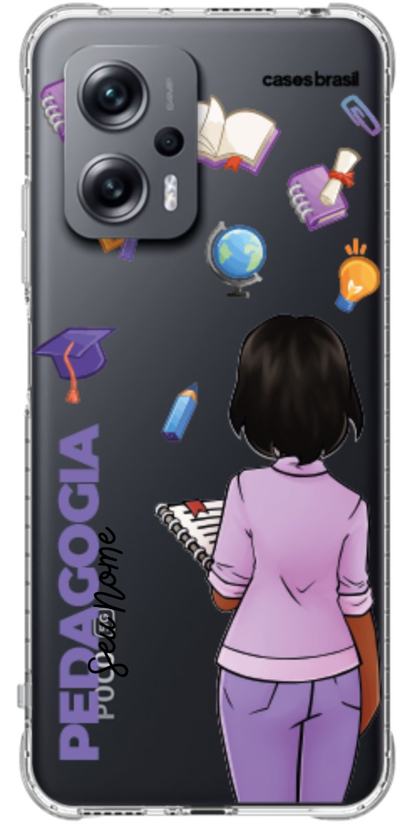 Capinha para Celular Pedagogia - Boneca Profissão