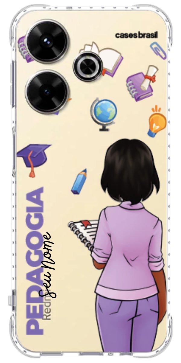 Capinha para Celular Pedagogia - Boneca Profissão