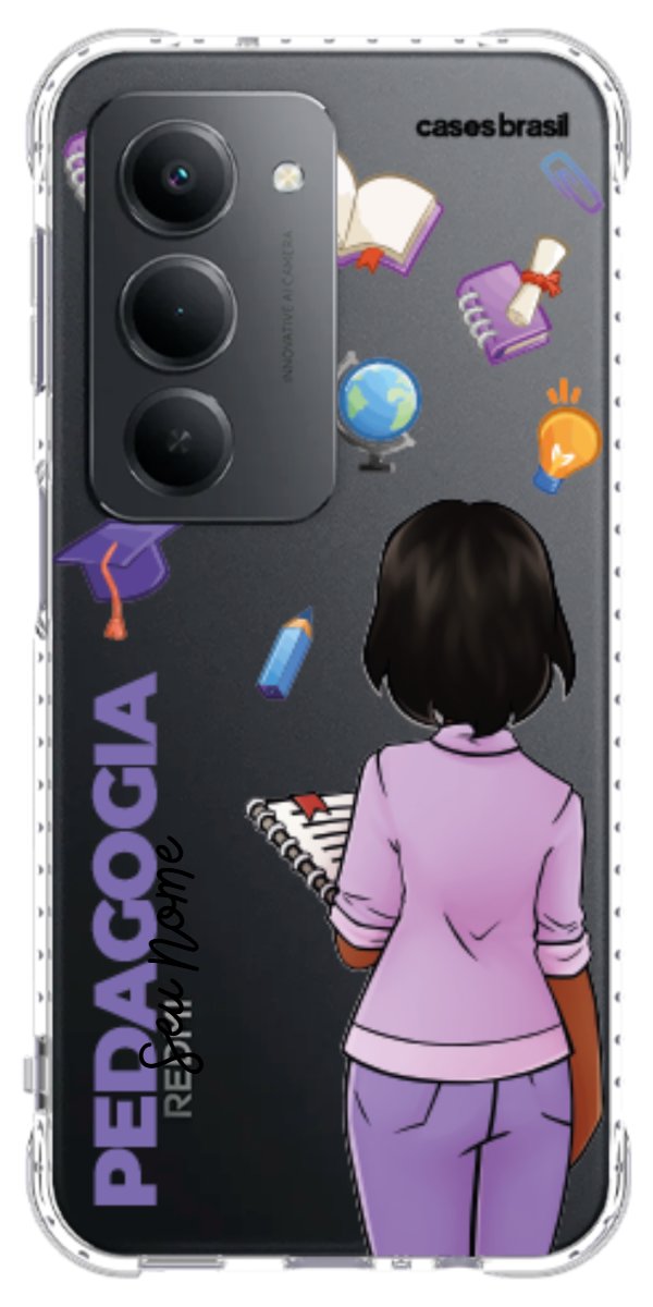 Capinha para Celular Pedagogia - Boneca Profissão