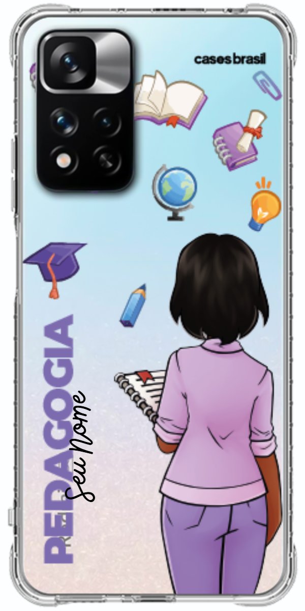 Capinha para Celular Pedagogia - Boneca Profissão