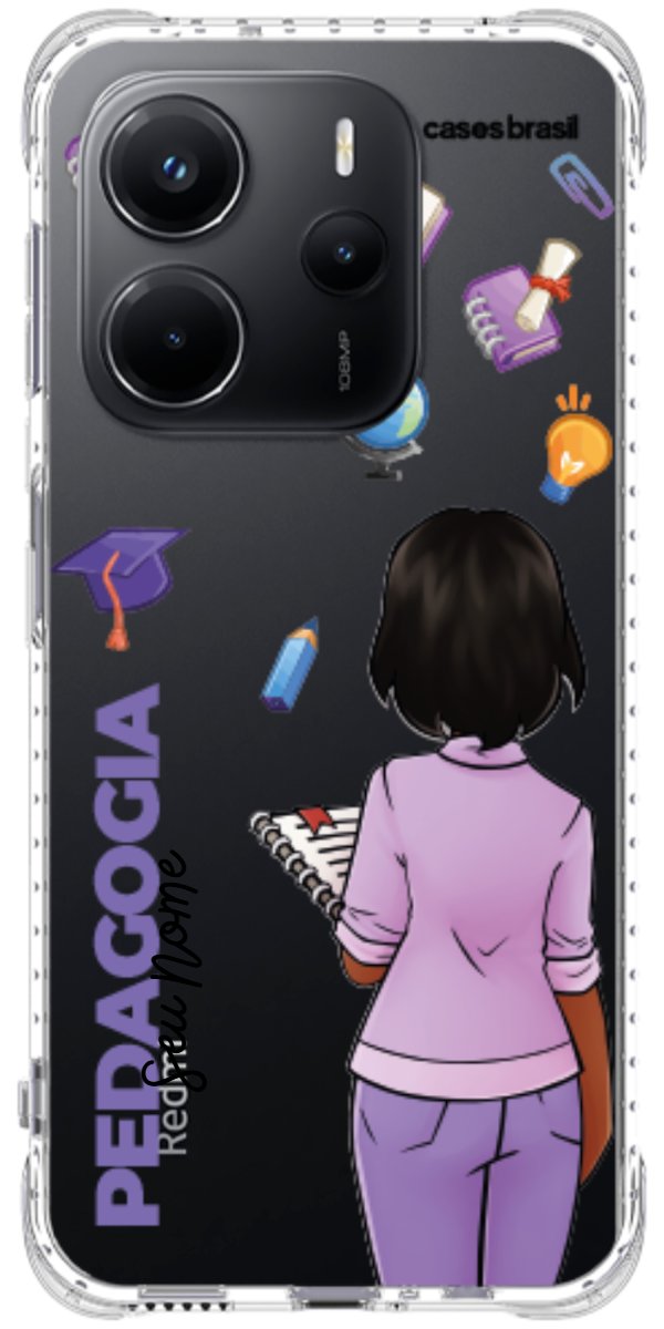 Capinha para Celular Pedagogia - Boneca Profissão