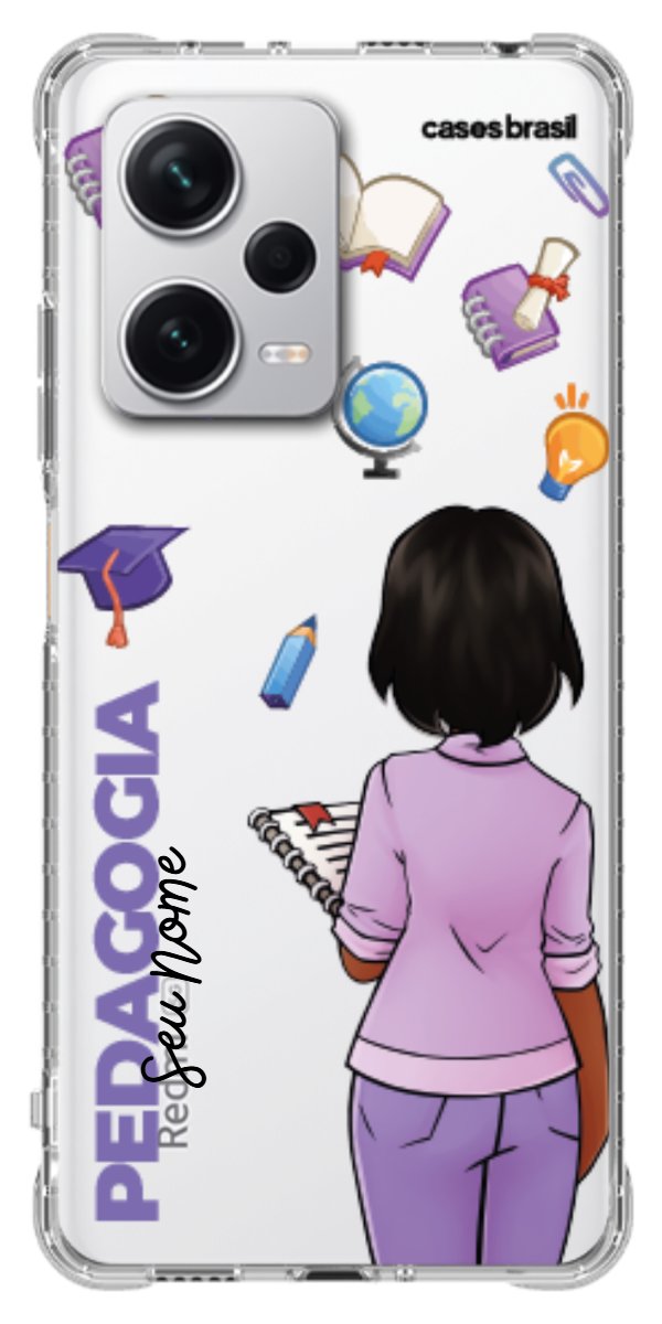 Capinha para Celular Pedagogia - Boneca Profissão