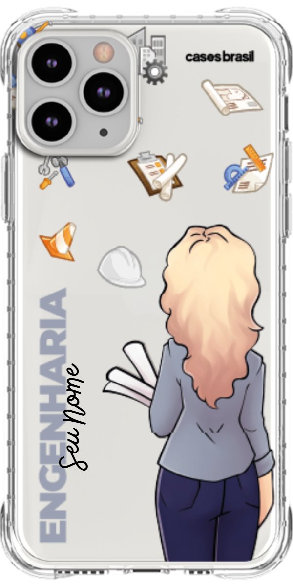 Capinha para Celular Engenharia - Boneca Profissão