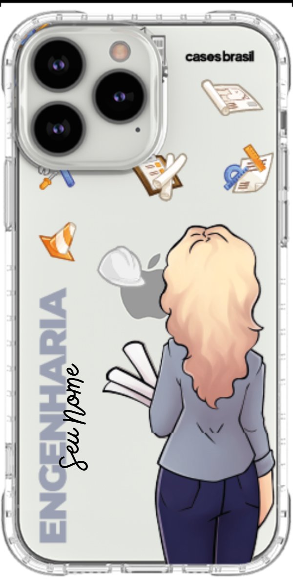 Capinha para Celular Engenharia - Boneca Profissão