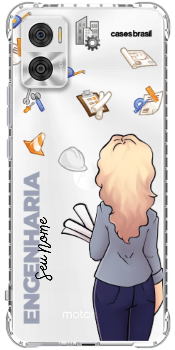 Capinha para Celular Engenharia - Boneca Profissão
