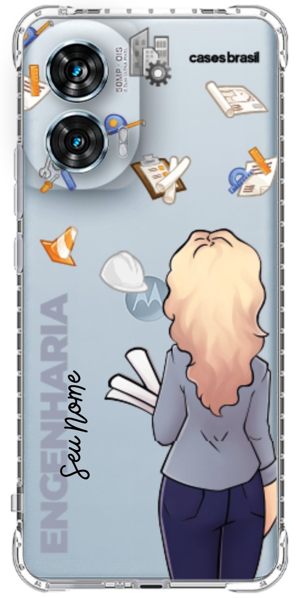 Capinha para Celular Engenharia - Boneca Profissão