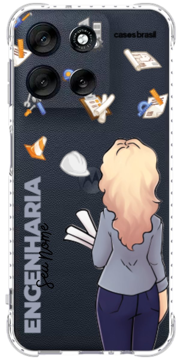 Capinha para Celular Engenharia - Boneca Profissão