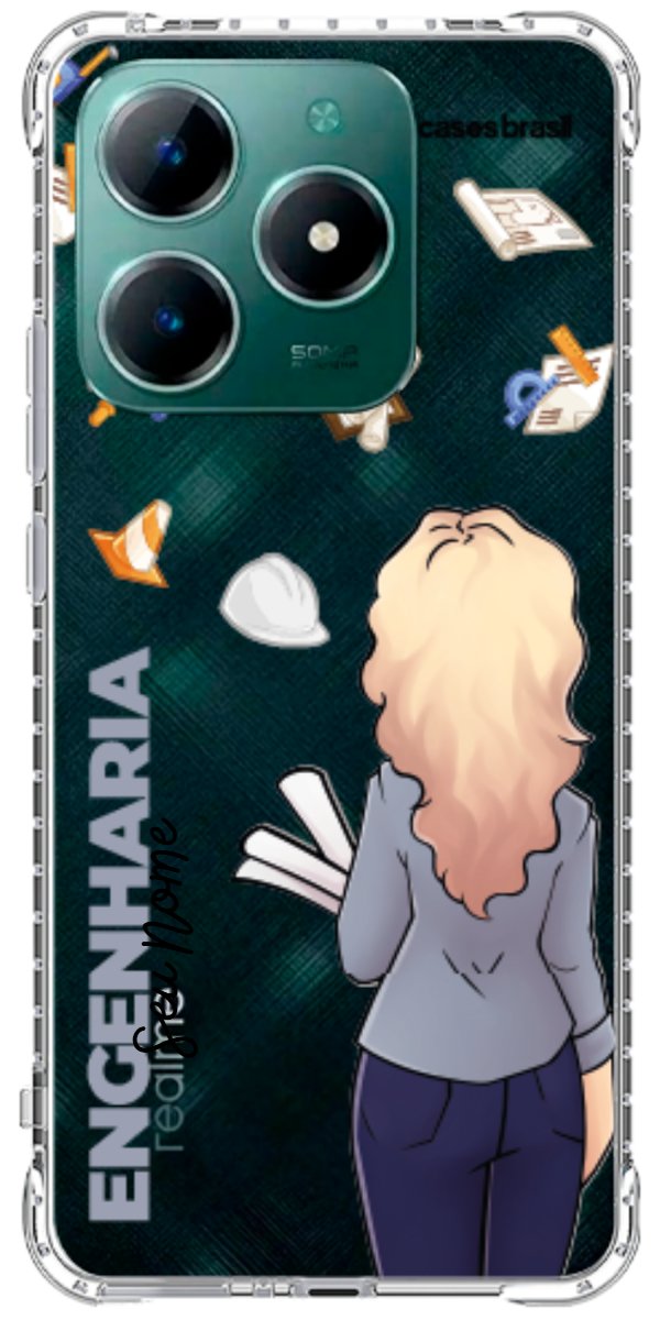 Capinha para Celular Engenharia - Boneca Profissão
