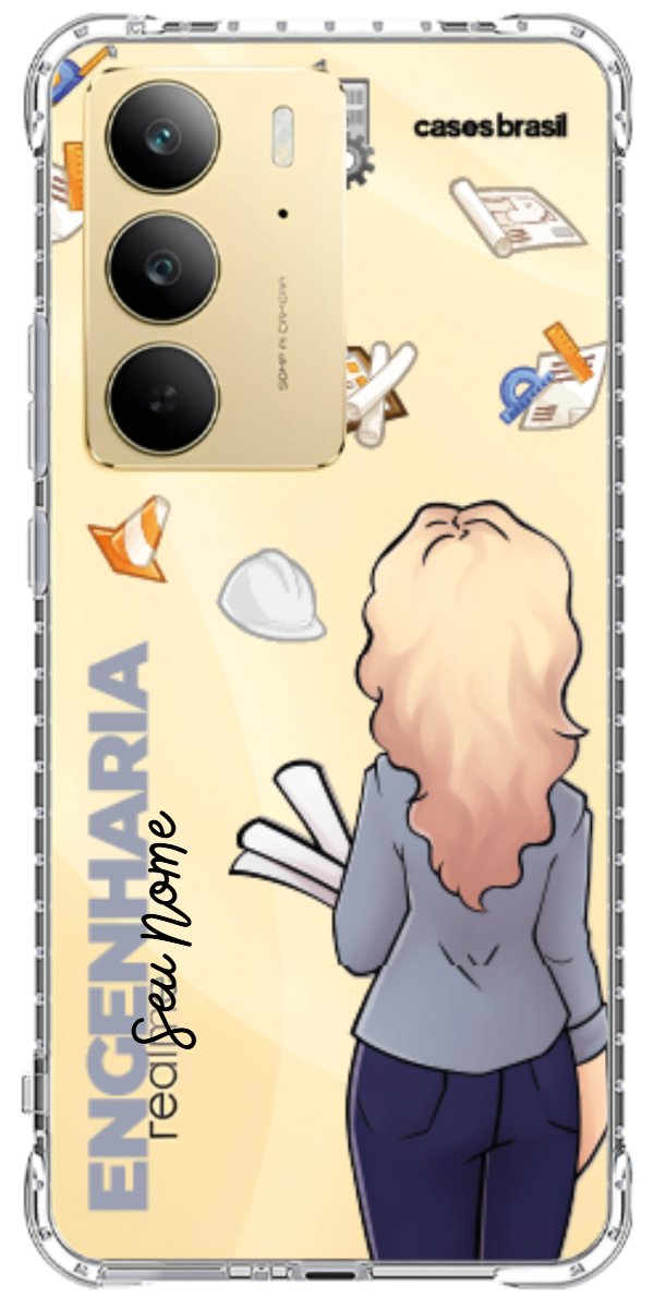 Capinha para Celular Engenharia - Boneca Profissão