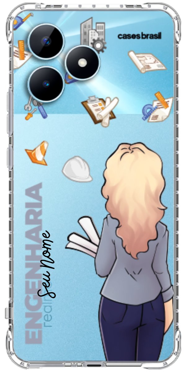 Capinha para Celular Engenharia - Boneca Profissão