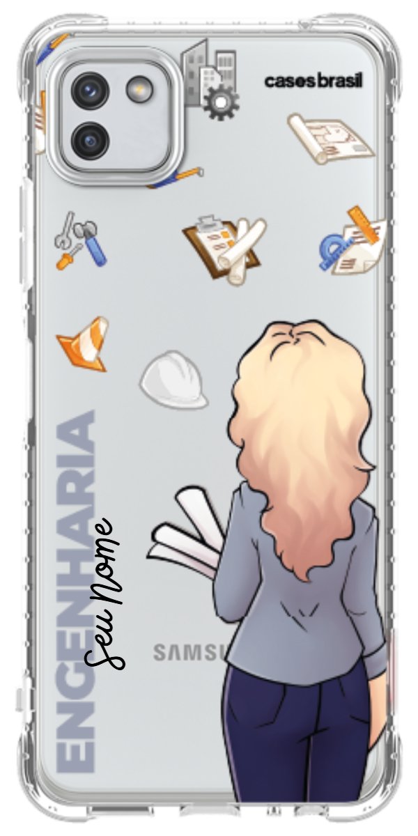 Capinha para Celular Engenharia - Boneca Profissão