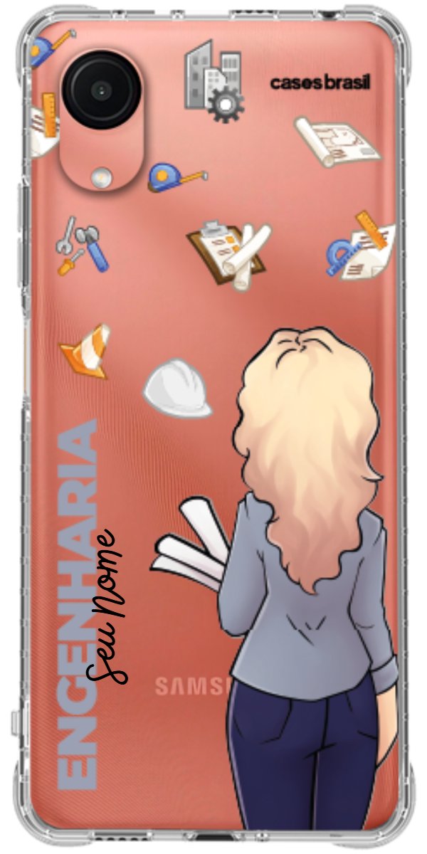 Capinha para Celular Engenharia - Boneca Profissão