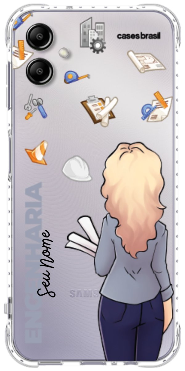 Capinha para Celular Engenharia - Boneca Profissão