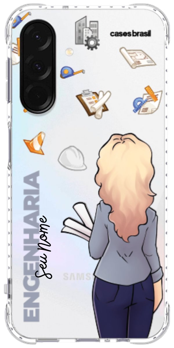 Capinha para Celular Engenharia - Boneca Profissão