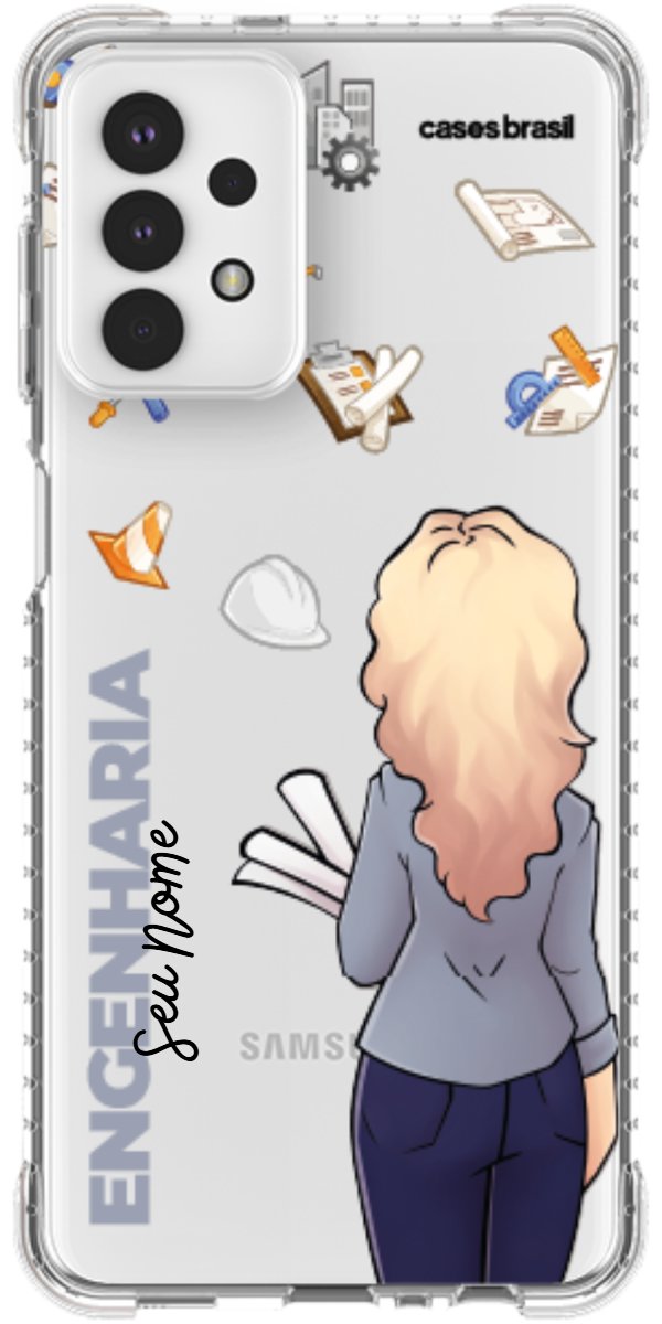 Capinha para Celular Engenharia - Boneca Profissão