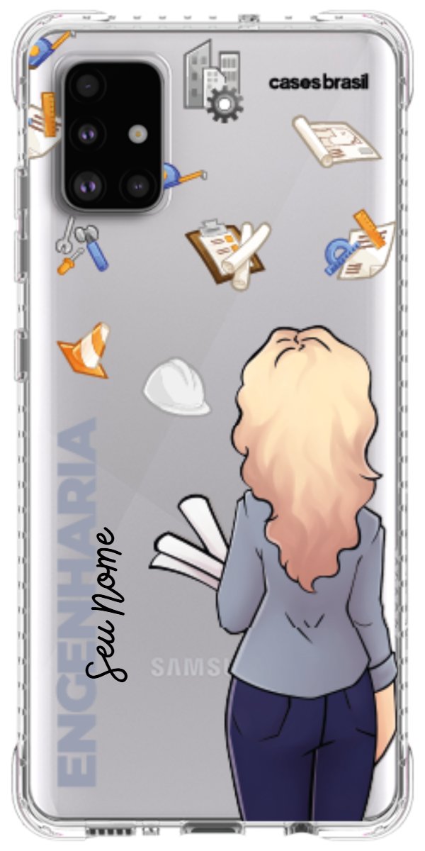 Capinha para Celular Engenharia - Boneca Profissão