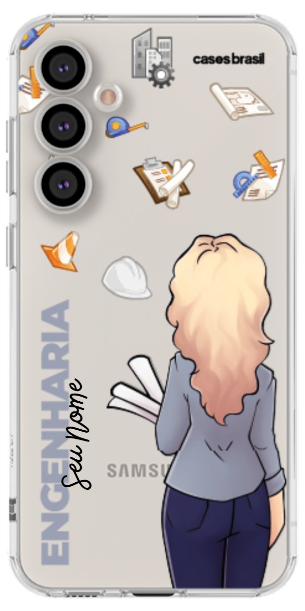 Capinha para Celular Engenharia - Boneca Profissão