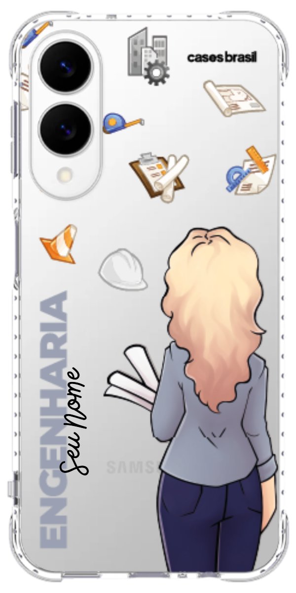 Capinha para Celular Engenharia - Boneca Profissão