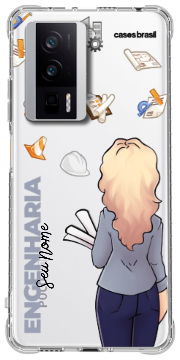 Capinha para Celular Engenharia - Boneca Profissão