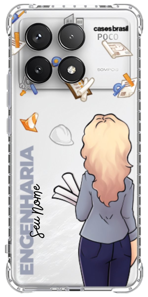 Capinha para Celular Engenharia - Boneca Profissão