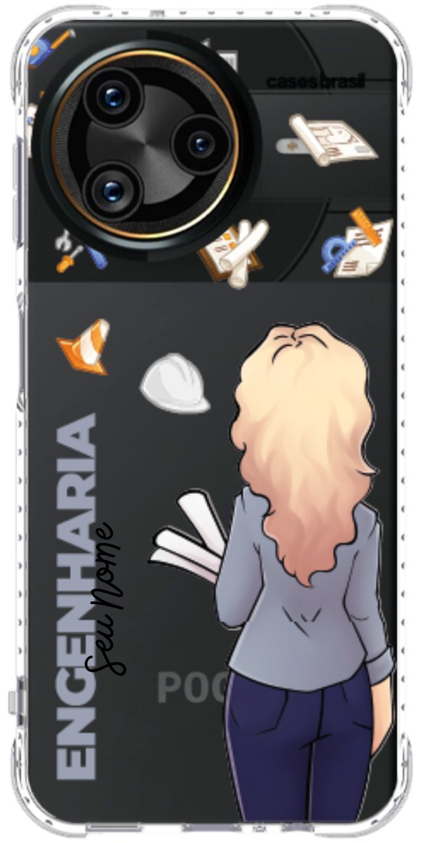 Capinha para Celular Engenharia - Boneca Profissão