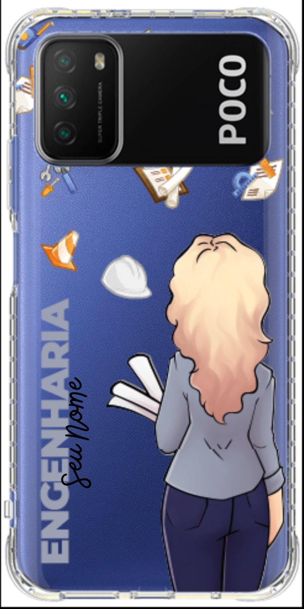 Capinha para Celular Engenharia - Boneca Profissão