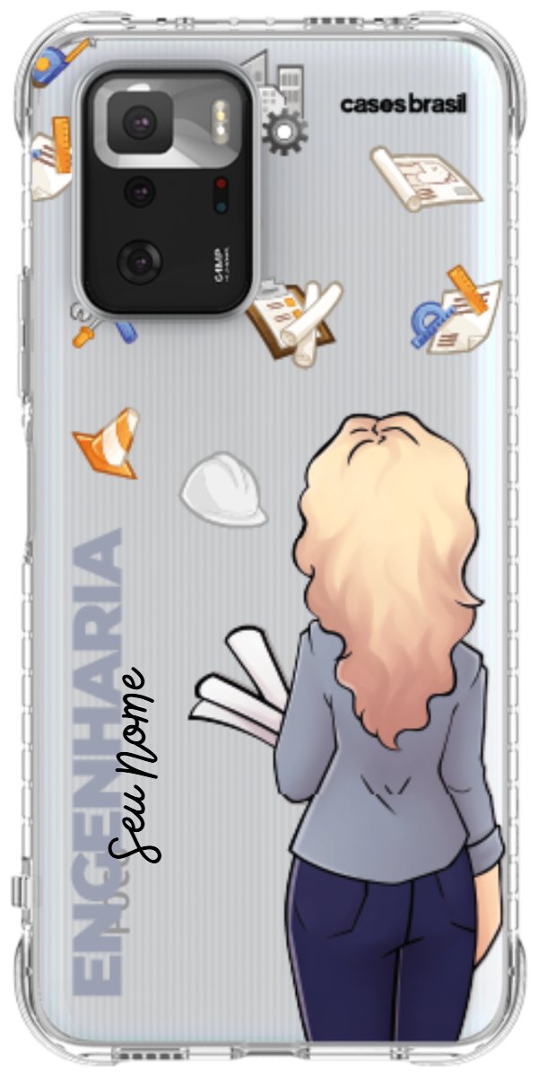 Capinha para Celular Engenharia - Boneca Profissão