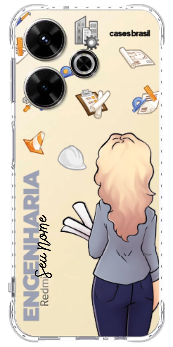 Capinha para Celular Engenharia - Boneca Profissão