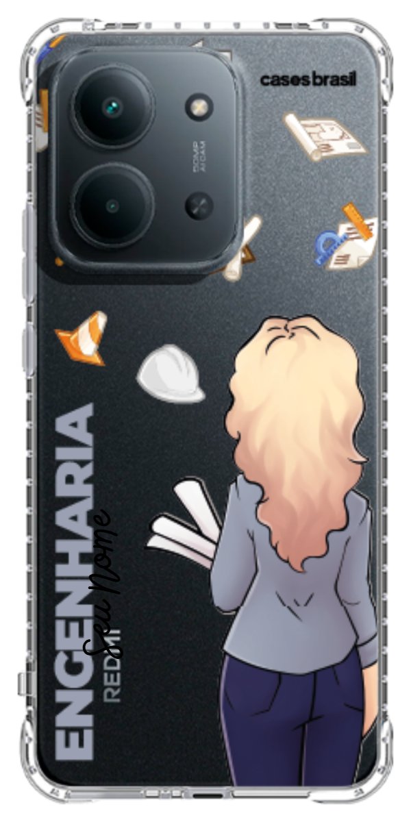 Capinha para Celular Engenharia - Boneca Profissão