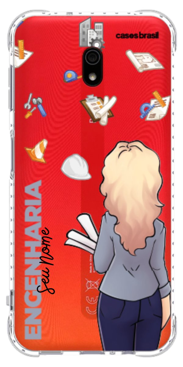 Capinha para Celular Engenharia - Boneca Profissão