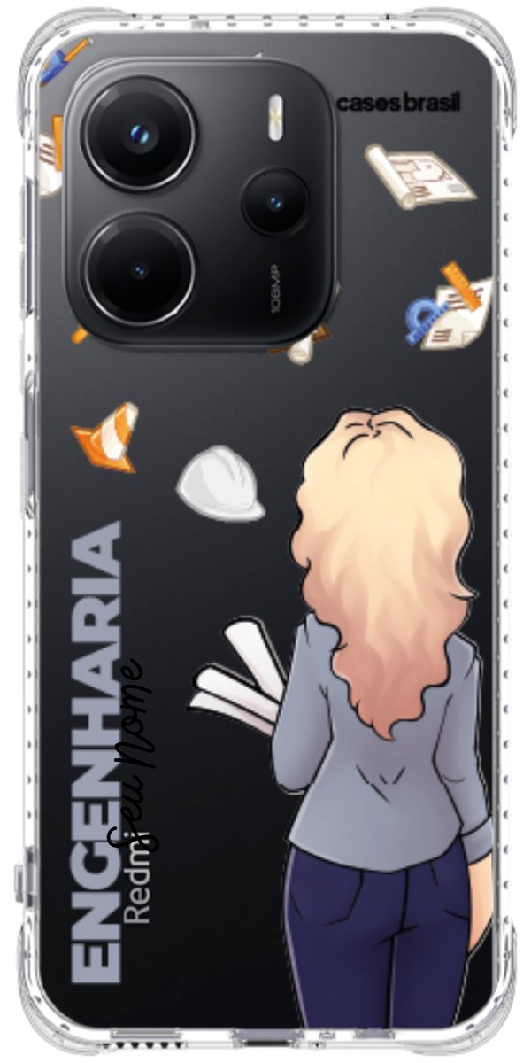Capinha para Celular Engenharia - Boneca Profissão