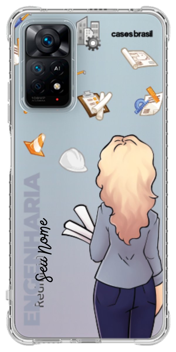 Capinha para Celular Engenharia - Boneca Profissão