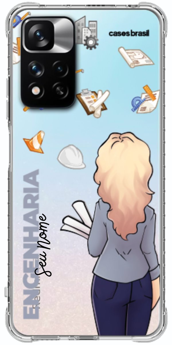 Capinha para Celular Engenharia - Boneca Profissão