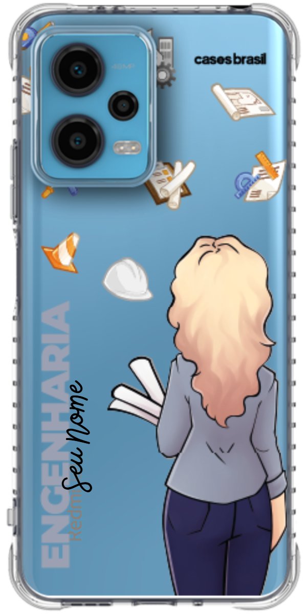 Capinha para Celular Engenharia - Boneca Profissão