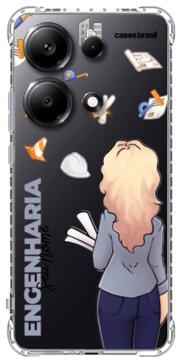 Capinha para Celular Engenharia - Boneca Profissão