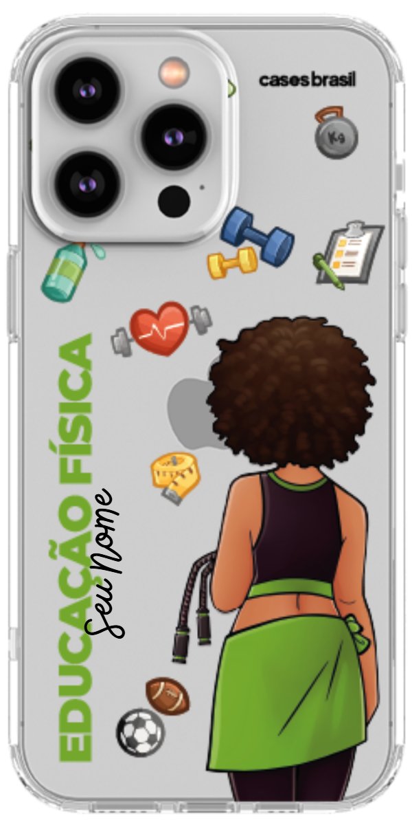 Capinha para celular Educação Física - Boneca Profissão