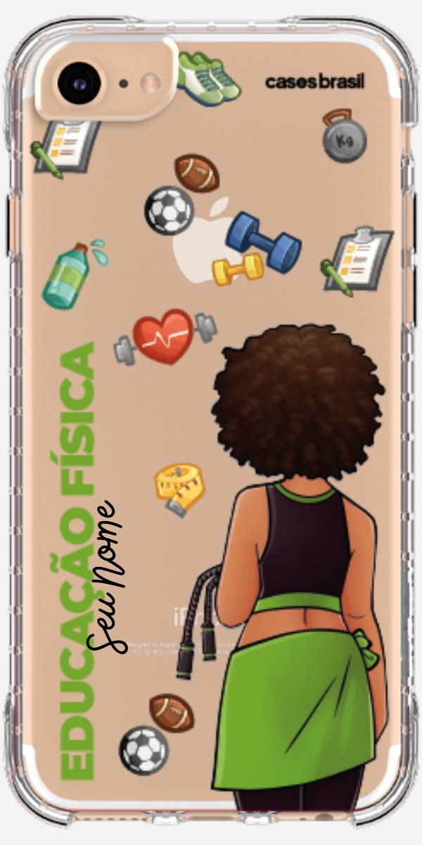 Capinha para celular Educação Física - Boneca Profissão