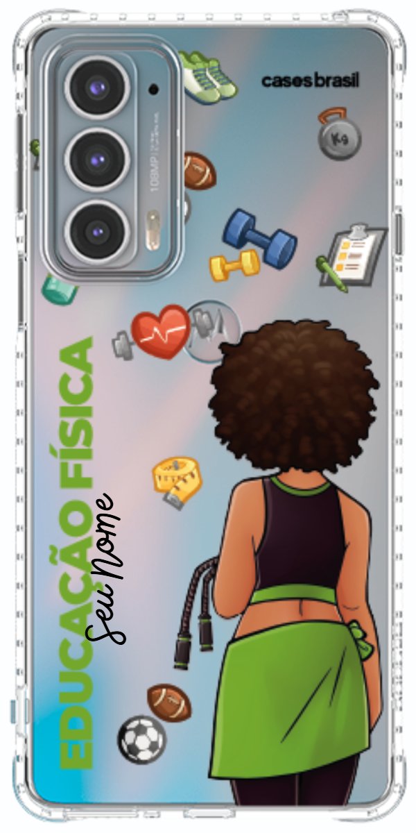 Capinha para celular Educação Física - Boneca Profissão