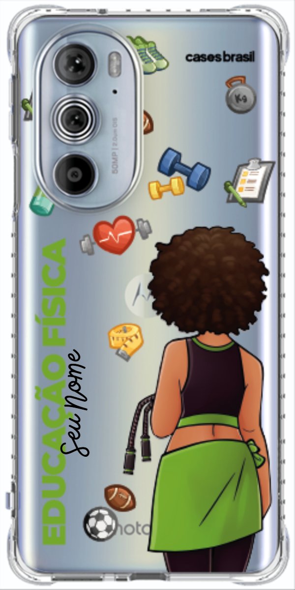 Capinha para celular Educação Física - Boneca Profissão