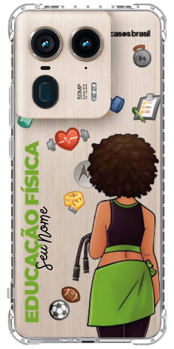 Capinha para celular Educação Física - Boneca Profissão