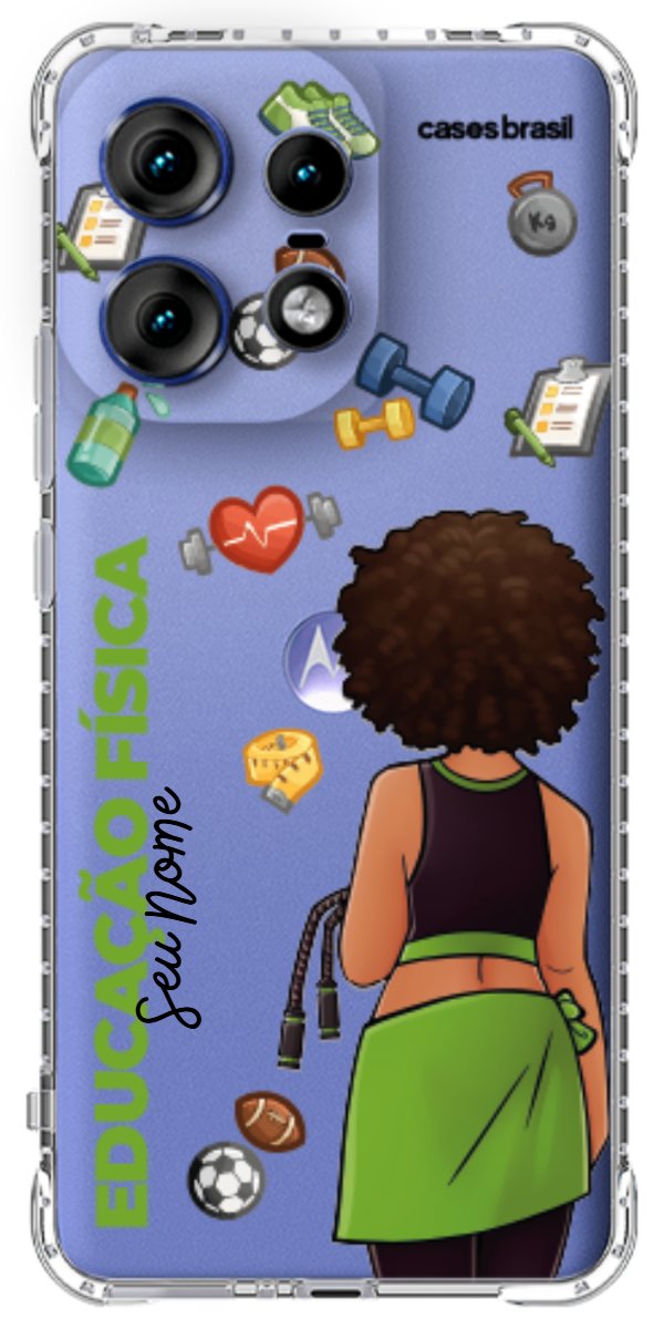 Capinha para celular Educação Física - Boneca Profissão