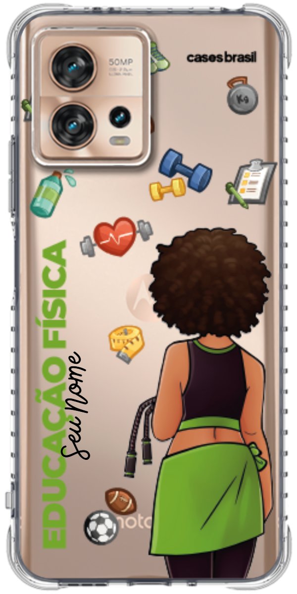 Capinha para celular Educação Física - Boneca Profissão