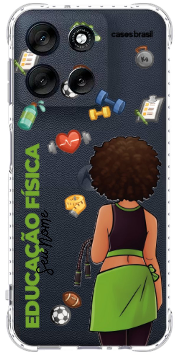 Capinha para celular Educação Física - Boneca Profissão
