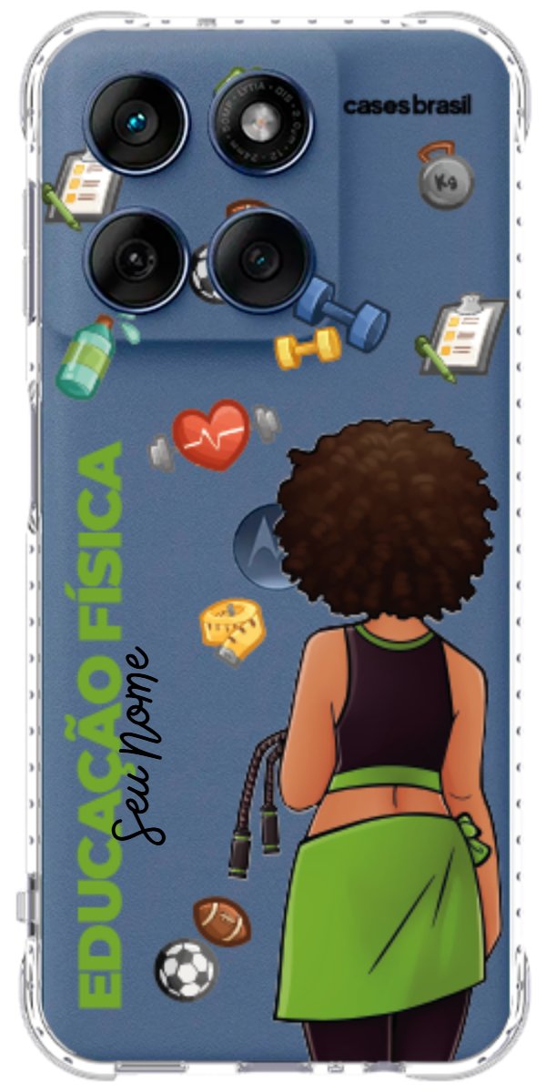 Capinha para celular Educação Física - Boneca Profissão