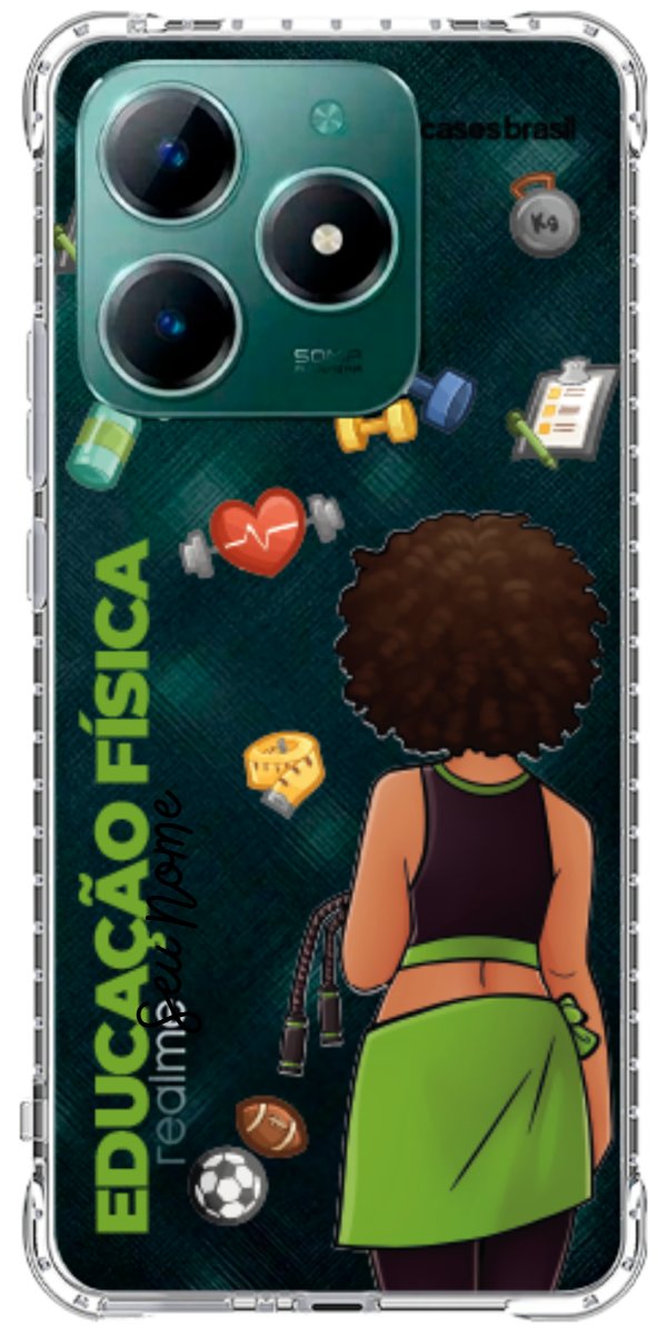 Capinha para celular Educação Física - Boneca Profissão