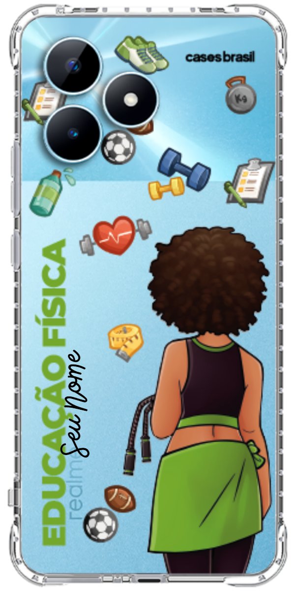 Capinha para celular Educação Física - Boneca Profissão