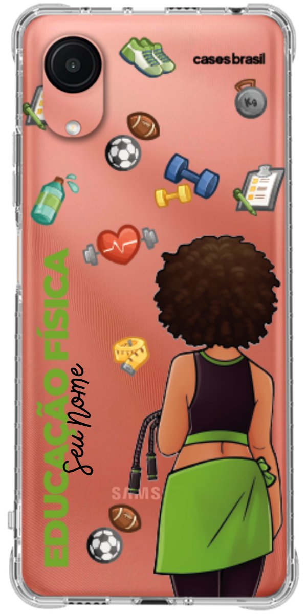 Capinha para celular Educação Física - Boneca Profissão